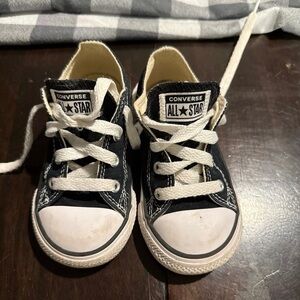 Converse Kids Black & White Low Top Chuck Taylor Sneakers